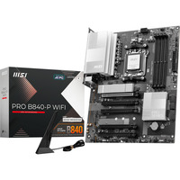 MSI PRO B840-P WIFI carte mère socket AM5 Noir/Argent, RAID, 2.5 Gb-LAN, Wi-Fi 7, BT, Sound, ATX