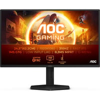 AOC 25G4SXU 24.5" Moniteur gaming Noir/gris, 1x DisplayPort, 2x HDMI, 4x USB-A, 300 Hz, (OC)