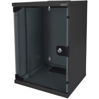 Digitus Boîtier mural 254 mm (10") - 312 x 300 mm, Armoire informatique Noir