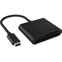 ICY BOX IB-CR301-C3 lecteur de carte mémoire USB 3.2 Gen 1 (3.1 Gen 1) Type-C Noir Noir, CF, MicroSD (TransFlash), MicroSDHC, MicroSDXC, SD, SDHC, SDXC, Noir, 5000 Mbit/s, Aluminium, USB 3.2 Gen 1 (3.1 Gen 1) Type-C, 43 mm