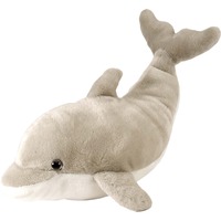 Wild Republic Cuddlekins Medium Dolphin 12 inch Plush, Peluche Gris/Blanc