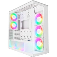 ARCTIC boîtier midi tower Blanc | 2x USB-A | 1x USB-C | RGB | Verre Trempé