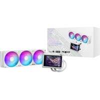 ASUS ROG RYUO IV 360 ARGB WHT, Watercooling Blanc, Refroidisseur de liquide tout-en-un, 12 cm, Blanc