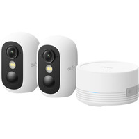 Eufy Security eufyCam C35 2-Cam Kit, Caméra de surveillance Blanc, 2K, IP67, Homebase Mini, 2 caméras