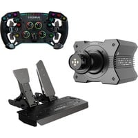 MOZA R12 GS V2P GT bundle, Volant R12 + GS V2P GT + Jeu de 2 pédales SR-P