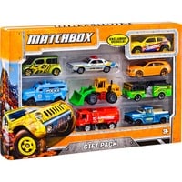 Matchbox Paquet cadeau 9 voitures, Jeu véhicule Produits assortis, échelle 1:16