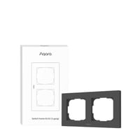 Aqara Bâti Switch H2 EU 2 groupes, Finition Gris