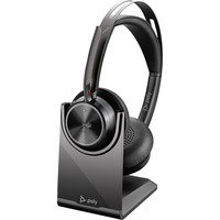 HP Poly Voyager Focus 2-M USB-C - Teams Certified casque on-ear Noir, Support de charge inclus