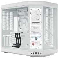 HYTE Y70 Touch midi tower, Boîtier PC Blanc, 2x USB-A | 1x USB-C | Window
