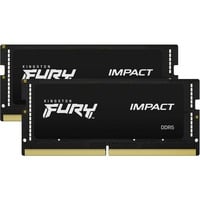 Kingston FURY Kit DDR5-5600 64 Go, Mémoire vive Noir, KF556S40IBK2-64, Impact