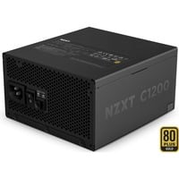 NZXT C1200 Gold ATX 3.1, 1200 Watt alimentation  Noir, 1x connecteur de carte graphique à 16 broches, 6x PCIe, gestion des câbles