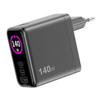 Sitecom Chargeur mural GaN 140 W LED Noir