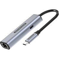 Sitecom USB-C vers Ethernet 1 Gigabit Gris, 0,15 m