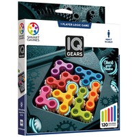 SmartGames Engrenages IQ, Jeu de puzzle Néerlandais, 1 joueur, à partir de 7 ans, 120 tâches