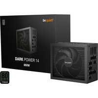 be quiet! DARK POWER 14, 850 Watt alimentation Noir, 1x 12V-2x6, 4x PCIe, gestion des câbles