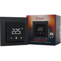 heat it Heatit WiFi7 Thermostat -black matt Noir (Mat)