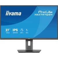 iiyama ProLite XB2797QSN-B1 27" Moniteur Noir, 1x DisplayPort, 1x HDMI, 2x USB-C, 2x USB-A, 1x RJ-45