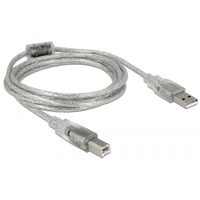 DeLOCK SuperSpeed USB-C 3.1 Gen1 Male > Female, Câble Transparent, 2 mètres