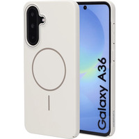 Mobiparts Samsung Galaxy A36 - Slim Line MagSafe Case, Housse smartphone Blanc