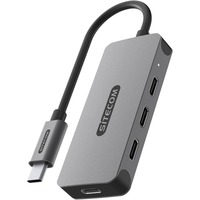 Sitecom USB-C vers 4x USB-C hub, Hub USB Gris