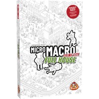 White Goblin Games MicroMacro: Crime City Full House, Jeu de société Néerlandais, 1 - 4 joueurs, 15 - 45 minutes, 12 ans et plus