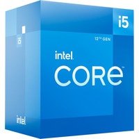 Intel® Core i5-12400, 2,5 GHz (4,4 GHz Turbo Boost) socket 1700 processeur