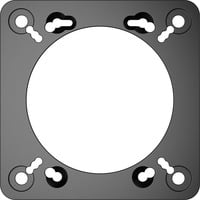 MOZA Multi-functionele Stalks Mount Adapter, Adaptateur Noir