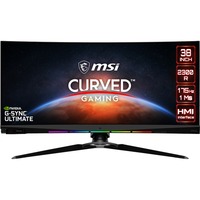 MSI Optix MEG381CQR Plus 38" Moniteur UltraWide gaming incurvé  Noir, 2x HDMI, 1x DisplayPort, 3x USB-A 3.2 (5 Gbit/s), USB-B 3.2 (5 Gbit/s), 175 Hz