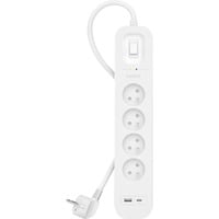 Belkin SurgePlus multiprise à 4 prises avec usb Blanc, 4x prises, 1x USB-C, 1x USB-A