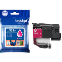 Brother LC521M Cartouche d'encre authentique - Magenta Magenta, 1 pièce(s), 500 pages, Paquet unique