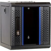 DSI Armoire serveur 6U avec porte vitrée - DS10-3306, Armoire informatique Noir, 312 x 310 x 352 mm