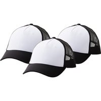 Cricut Trucker Hat, Casquette Noir/Blanc, 3 pièces