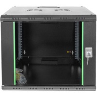 Digitus Boîtier mural Série Unique - 600 x 600 mm, Armoire informatique Noir