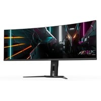 GIGABYTE AORUS CO49DQ 49" Moniteur UltraWide gaming incurvé Noir, 1x DisplayPort, 2x HDMI, 1x USB-C, 2x USB-A, 144 Hz