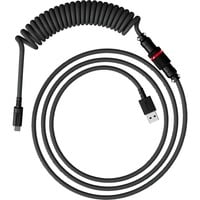 HyperX Coiled Cable, USB-C, Câble Gris/Noir, 1,2 m