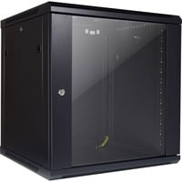 Inter-Tech Boîtier mural SMA-6612, Armoire informatique Noir