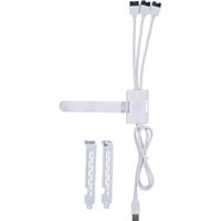Lian Li Hub interne USB 2.0 1 vers 3, Câble en Y Blanc