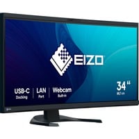 EIZO FlexScan EV3450XC-BK 34.1" Moniteur UltraWide incurvé Noir, 1x DisplayPort, 2x HDMI, 2x USB-C, 2x USB-A, 1x RJ-45