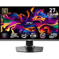 MSI MPG 272URX QD-OLED 26.5" 4K Ultra HD Moniteur gaming Noir, 1x DisplayPort, 2x HDMI, 1x USB-C, 2x USB-A, 240 Hz