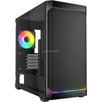 Sharkoon  MK4W RGB Strip boîtier mini tower Noir | 2x USB-A | 1x USB-C | RGB | Window