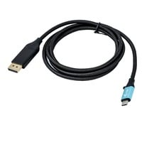 i-tec USB-C > DisplayPort, Câble Noir, 2 mètres, 4K 60 Hz