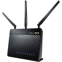 ASUS RT-AC68U V3, Routeur maillé Noir, 4x LAN, Dual band 2,4GHz/ 5GHz, USB 3.0