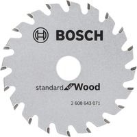 Bosch Lames de scies circulaires Optiline Wood, Lame de scie Bois, 8,5 cm, 2 cm, 0,7 mm, 1,1 mm, Biseau supérieur alterné