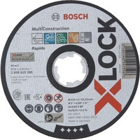 Bosch X-LOCK MULTI CONSTRUCTION Disque de coupe Disque de découpe Bosch Professional X-LOCK Rapido Multi Material 125mm droit (125 x 1 x 22,23mm)