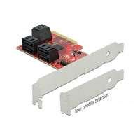 DeLOCK Carte SATA PCIe Express x4 à 6 ports - Profil bas, Contrôleur