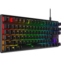 HyperX Alloy Origins Core RGB clavier gaming mécanique Noir, Layout US (QWERTY), HyperX Red, 80% (TKL), TKL, LED RGB