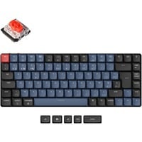 Keychron K3 Pro-H1, clavier Noir, Layout BE, Gateron Low Profile Mechanical Red, LED RGB, 75%, ABS Double-shot, Hot-swappable, Bluetooth