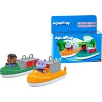 Simba Bateau porte-conteneurs et de transport, Jeu véhicule Multicolore