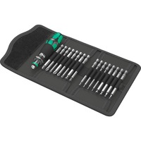 Wera Kraftform Kompakt 60 KK, 17 pièces, Clés mixtes à cliquet Noir/Vert, Embouts avec tête sphérique