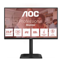 AOC 24E4U 23.8" Moniteur  Noir, 120 Hz, VGA, HDMI, DisplayPort, USB